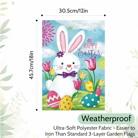 Festive Garden Flag Set - Double-Sided Holiday Decor - Picture 2 of 7